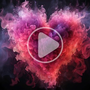 ویدیو فوتیج قلب عاشقانه قلبی با کیفیت بالا
