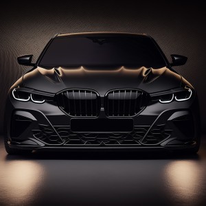 عکس ماشین خودرو بی ام دیلیو bmw سیاه رنگ